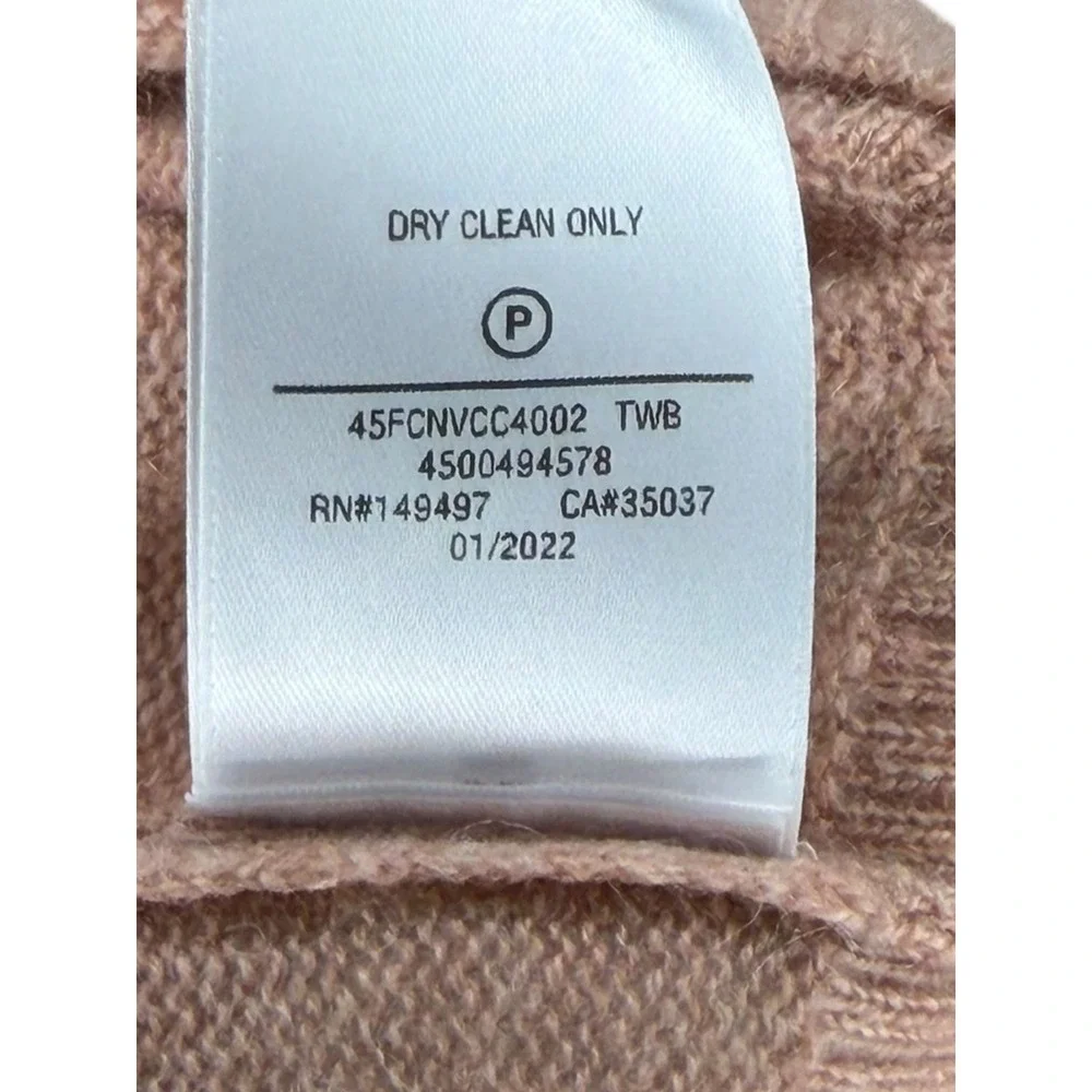 FAVORITE DAUGHTER Tawny Birch Cardigan Pink Cashmere Button Front Women's Size M